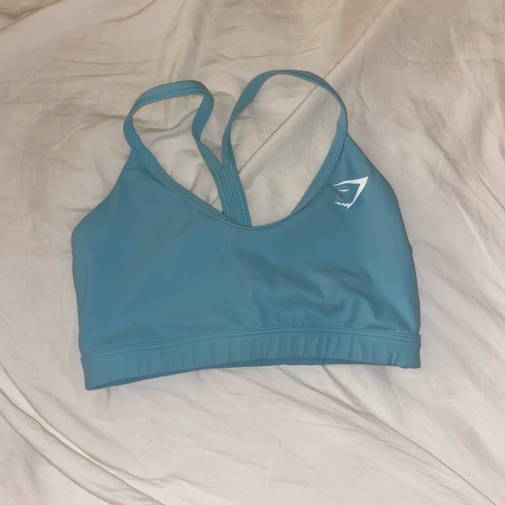 gymshark sports bra (teal)